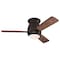 Westinghouse Ceiling Fan In/Ot 44In Halley WIFI DmLED BkBr Rvr 3Bl DCh/Mhg Op Fr Glass 74004B00 - alternate 1